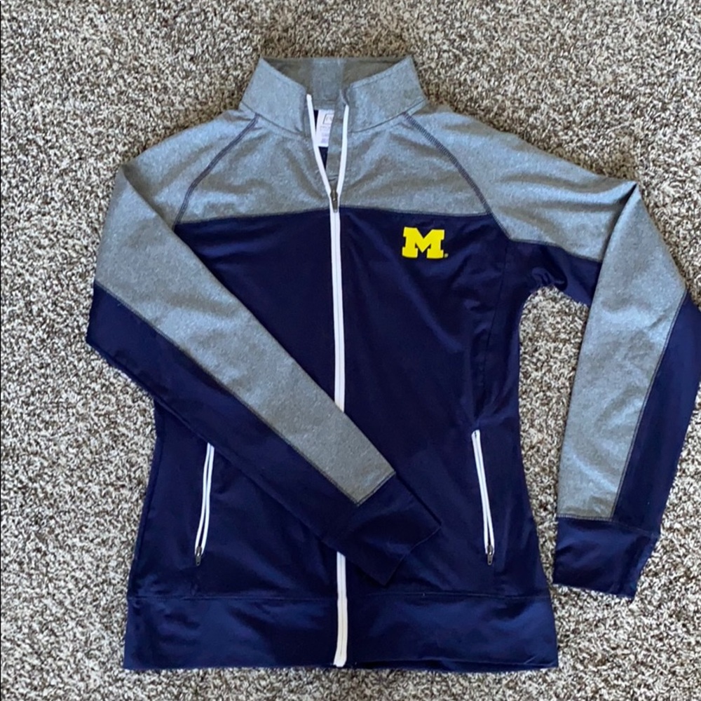 Women’s Long Sleeve Zip Up Michigan